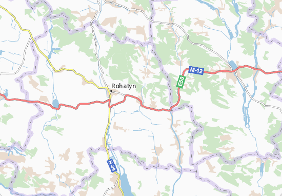 Karte Stadtplan Pukiv