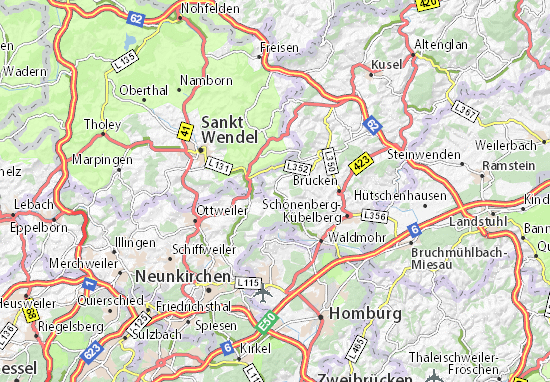 Mapa Breitenbach