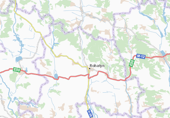 Karte Stadtplan Pidhoroddya