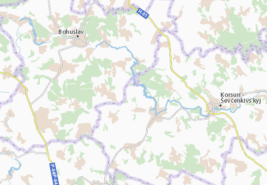Mapa Mykolaivka