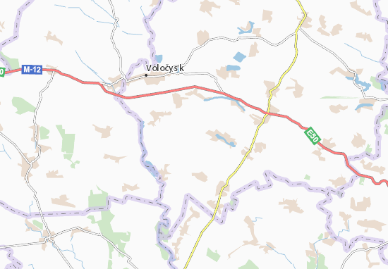 Mapa Fedirky