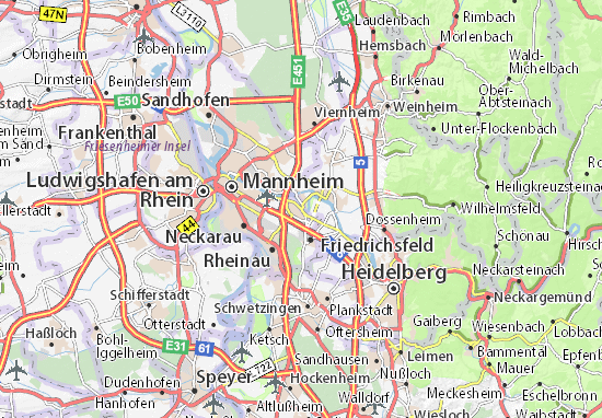 Seckenheim Map