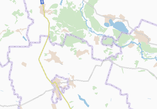 Kaart Plattegrond Verkhnii Byshkyn