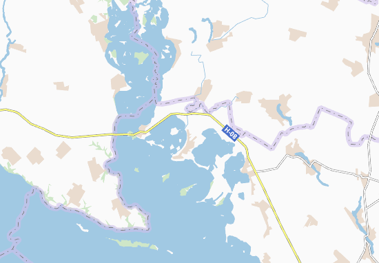 Karte Stadtplan Svyatylivka