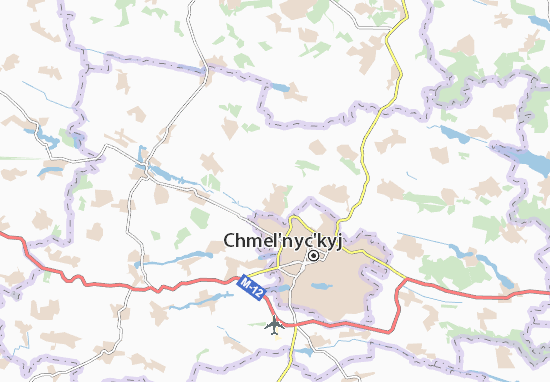 Karte Stadtplan Oleshyn