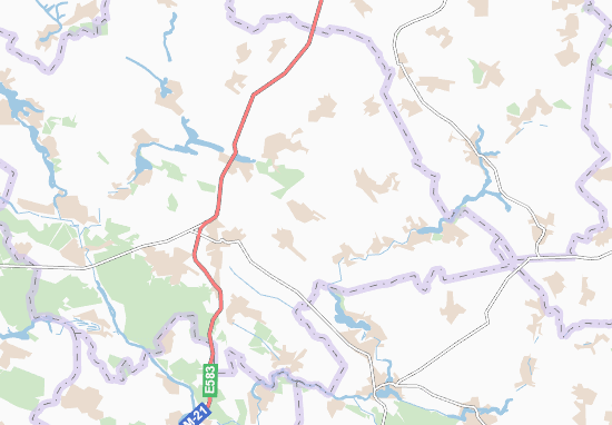 Karte Stadtplan Kotyuzhyntsi