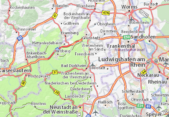 Mapa Leistadt