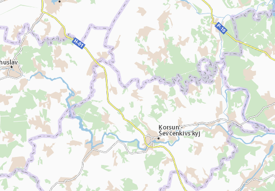 Sotnyky Map