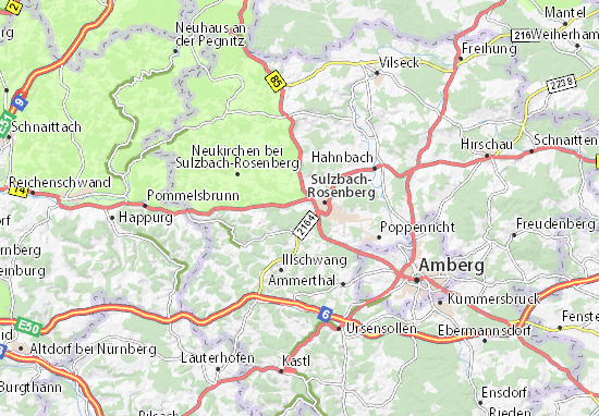 MICHELIN-Landkarte Kempfenhof - Stadtplan Kempfenhof - ViaMichelin