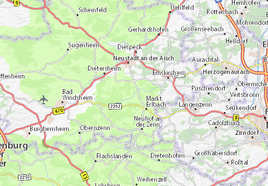 MICHELIN-Landkarte Morbach - Stadtplan Morbach - ViaMichelin