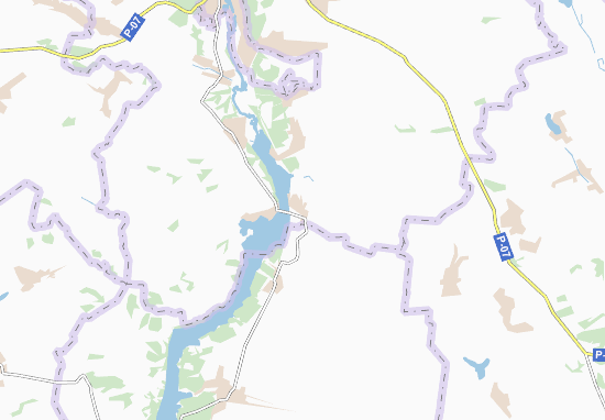 Karte Stadtplan Kruhlyakivka