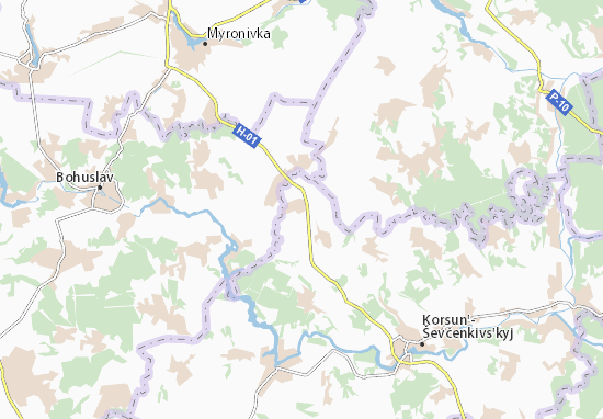 Karte Stadtplan Pishky