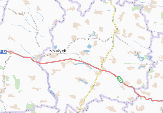 Kaart Plattegrond Harnyshivka