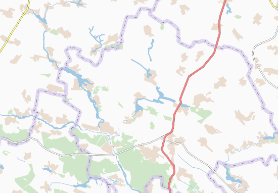 Karte Stadtplan Khomutyntsi