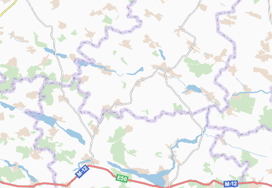 Karte Stadtplan Dashkivtsi