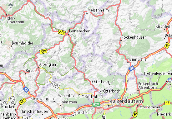 MICHELIN-Landkarte Morbach - Stadtplan Morbach - ViaMichelin