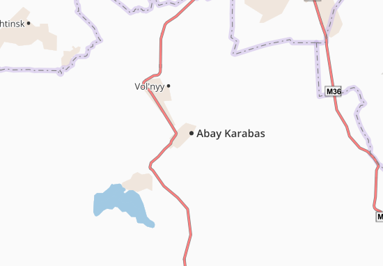 Abay Karabas Map
