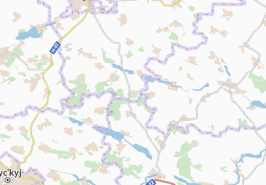 Kaart Plattegrond Samchyntsi