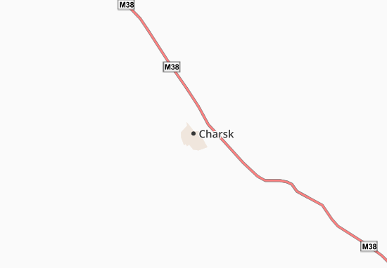 Mapa Charsk
