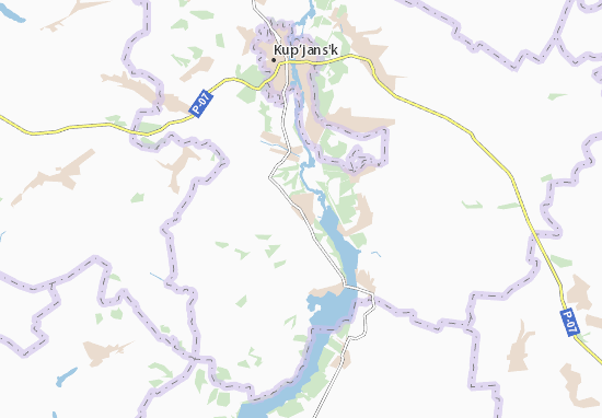 Karte Stadtplan Prystin