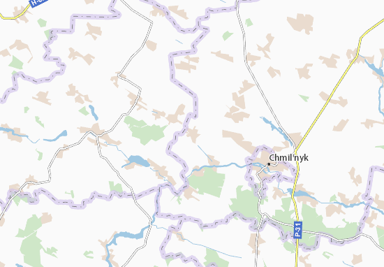 Karte Stadtplan Kumanivtsi