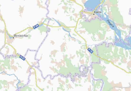 Karte Stadtplan Martynivka