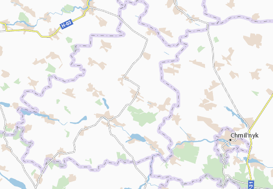 Kaart Plattegrond Paplyntsi