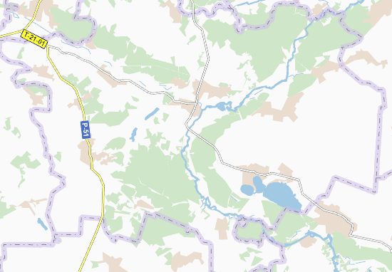 Karte Stadtplan Zadonets&#x27;ke