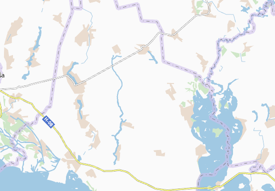 Karte Stadtplan Vyshnivka
