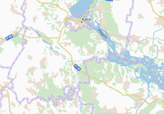 Karte Stadtplan Kononcha