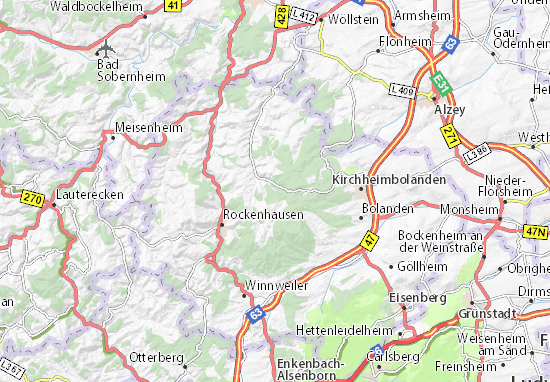 Mapa Schwarzengraben