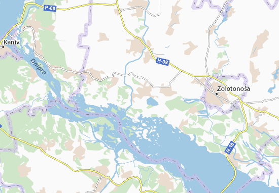 Karte Stadtplan Dmytrivka