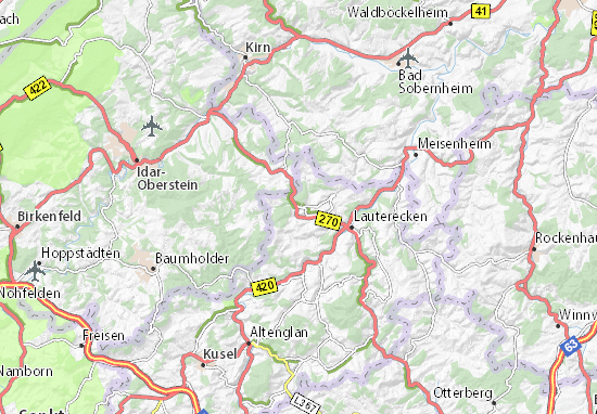 MICHELIN-Landkarte Langweiler - Stadtplan Langweiler - ViaMichelin