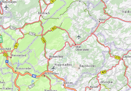Mapa Oberbrombach