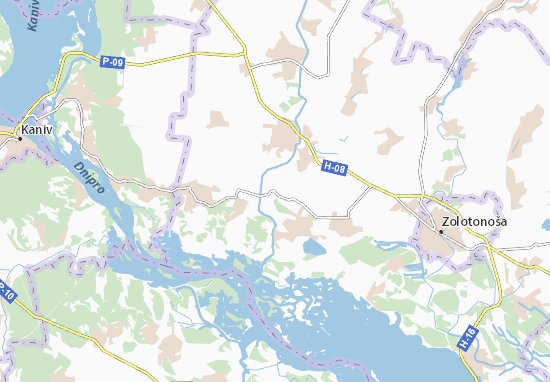 Mapa Nova Hreblya
