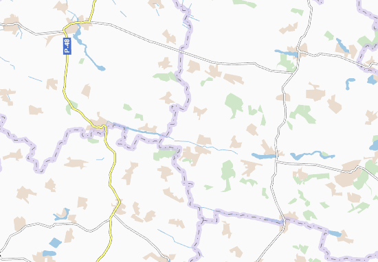 Karte Stadtplan Koshelivka