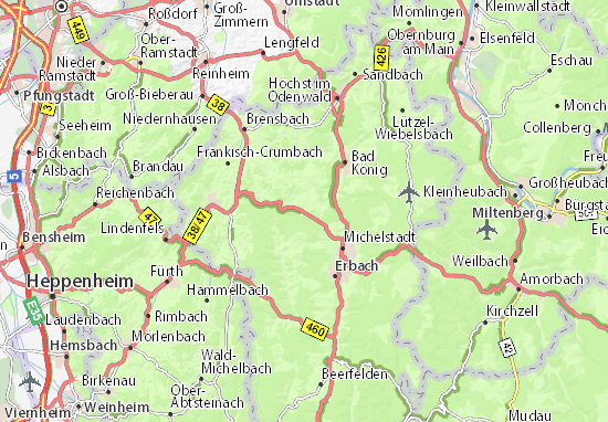 MICHELIN-Landkarte Rehbach - Stadtplan Rehbach - ViaMichelin