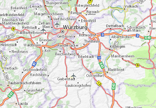 Eibelstadt Map