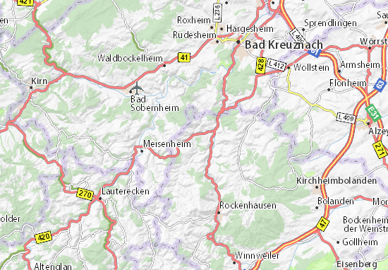 Obermoschel Map