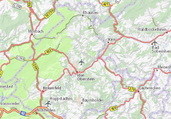 Mapa Hintertiefenbach