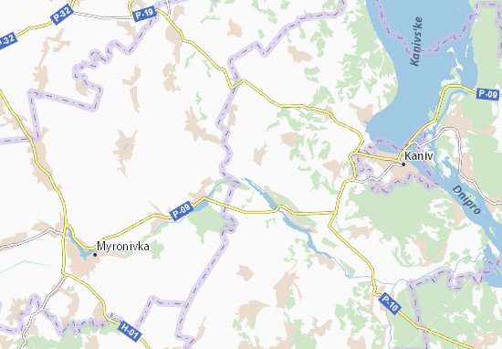 Mapa Synyavka