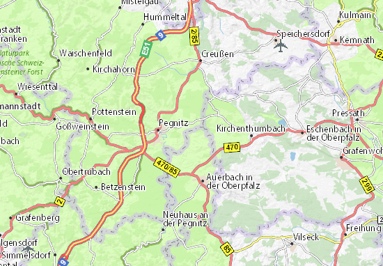 MICHELIN-Landkarte Mühldorf - Stadtplan Mühldorf - ViaMichelin