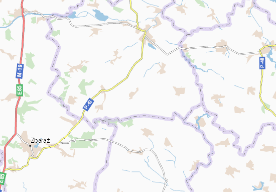 Kaart Plattegrond Lyulyntsi