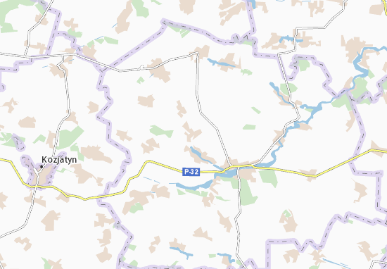 Karte Stadtplan Rostavytsya