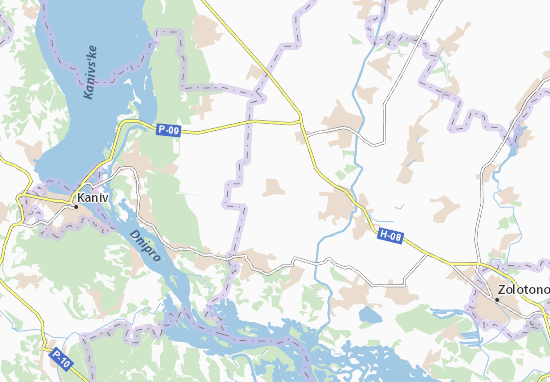Karte Stadtplan Hladkivshchyna