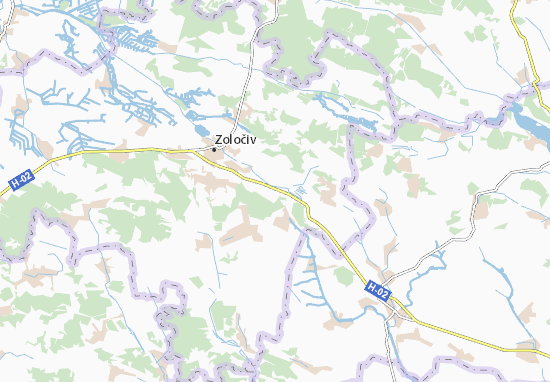 Kaart Plattegrond Zarvanytsya