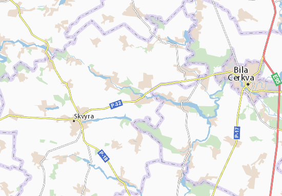 Mapa Shamraivka