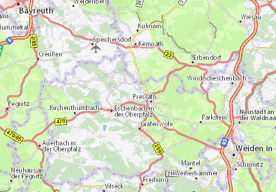 Mapa Feilersdorf
