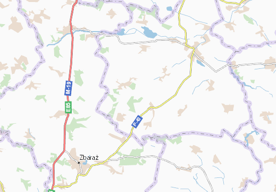 Mapa Vlashchyntsi