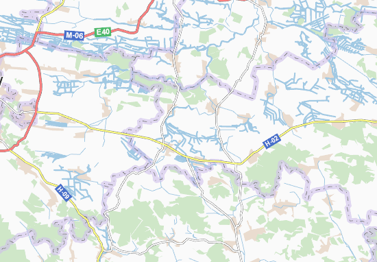 Mapa Velykyi Polyukhiv